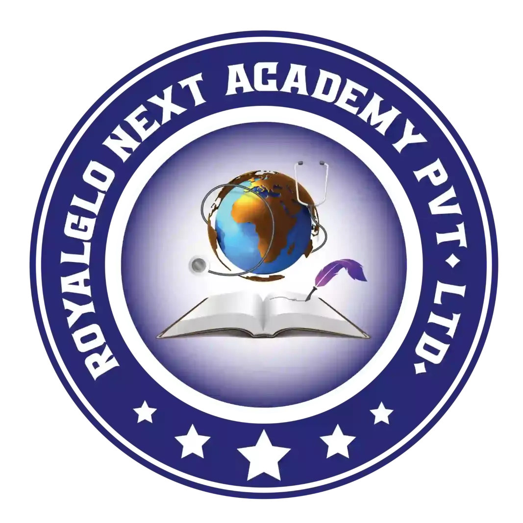 RoyalGlo Next Academy Logo | overseas education consultants | study mbbs abroad | MBBS in Georgia | Chennai